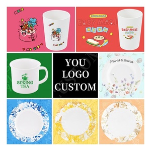 Trắng <span class=keywords><strong>melamine</strong></span> phục vụ khay tái sử dụng hình chữ nhật món khai vị platters tùy chỉnh in <span class=keywords><strong>Melamine</strong></span> hình chữ nhật tấm - Product Image 6