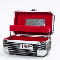 Serrure à combinaison à 3 chiffres en alliage de zinc noir mat 65x33,5 mm, réinitialisable, antivol, durable, accessoire de sac de haute qualité