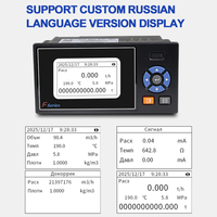 Totalizador de Flujo Industrial GT30XF con Pantalla LCD, Entrada 4-20mA/0-10mA, Protocolo RS232 RS485 Modbus RTU, Alimentación 220VAC/24VDC, OEM