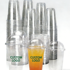 Vaso de Café Desechable de Plástico con Tapa de 90 mm y 350 ml, Vaso de PP Personalizado para Café con Impresión UV - Product Image 1