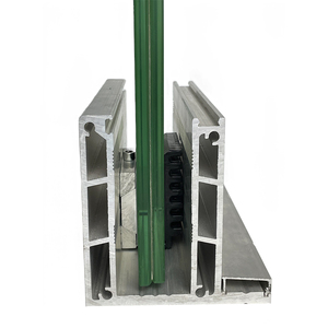 Customized U Channel Glass Railing Deck Profile Clamping Frameless Panel Aluminum Balustrade <strong>Handrail</strong> Fittings - Product Image 4