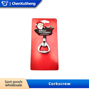Christmas Santa Zinc Alloy Bottle Opener Cork Stopper Wine Beer Party Decorative Gift - Product Image 4