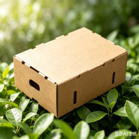 Cajas de Fruta de Color Natural, de Alta Calidad y Bellamente Elaboradas, Cajas de Regalo de Fruta Personalizadas