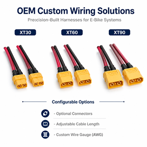 Kabel Sensor Fase Hall Tembaga Murni untuk Motor DC 400W-4000W, Kabel Harness OEM, Kabel Motor Brushless Sepeda Listrik 1.2m 3/6 Square - Product Image 4