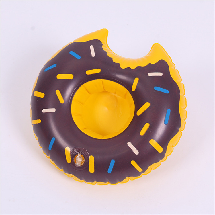 Portavasos para donuts color café