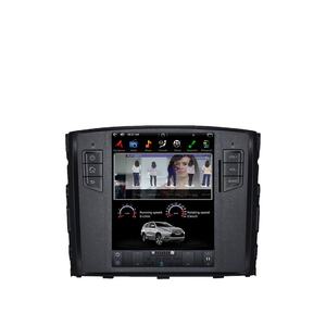 Bosstar PX3/PX6 Android 10.4 pouces Écran <span class=keywords><strong>Tesla</strong></span> Modèle d'affichage Autoradio Lecteur DVD pour Mitsubishi Pajero V97 Système audio de voiture - Product Image 1
