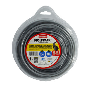 Filo professionale rotondo in nylon/alluminio O/ 3,5 mm (dispenser da 40 metri) - Product Image 1