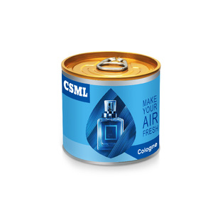 Perfume en Gel Portátil OEM/ODM, 130g, Fragancia Sólida, No Requiere Electricidad, Lata Metálica para Ventilaciones de Coche y Hogar - Product Image 1