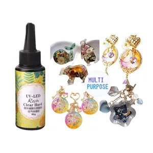 Timesrui Wholesale DIY Led Light Clear Curable Hard UV Curing Epoxy Craft Resin For Make Handmade Jewelry Plant Crafts UV Resin