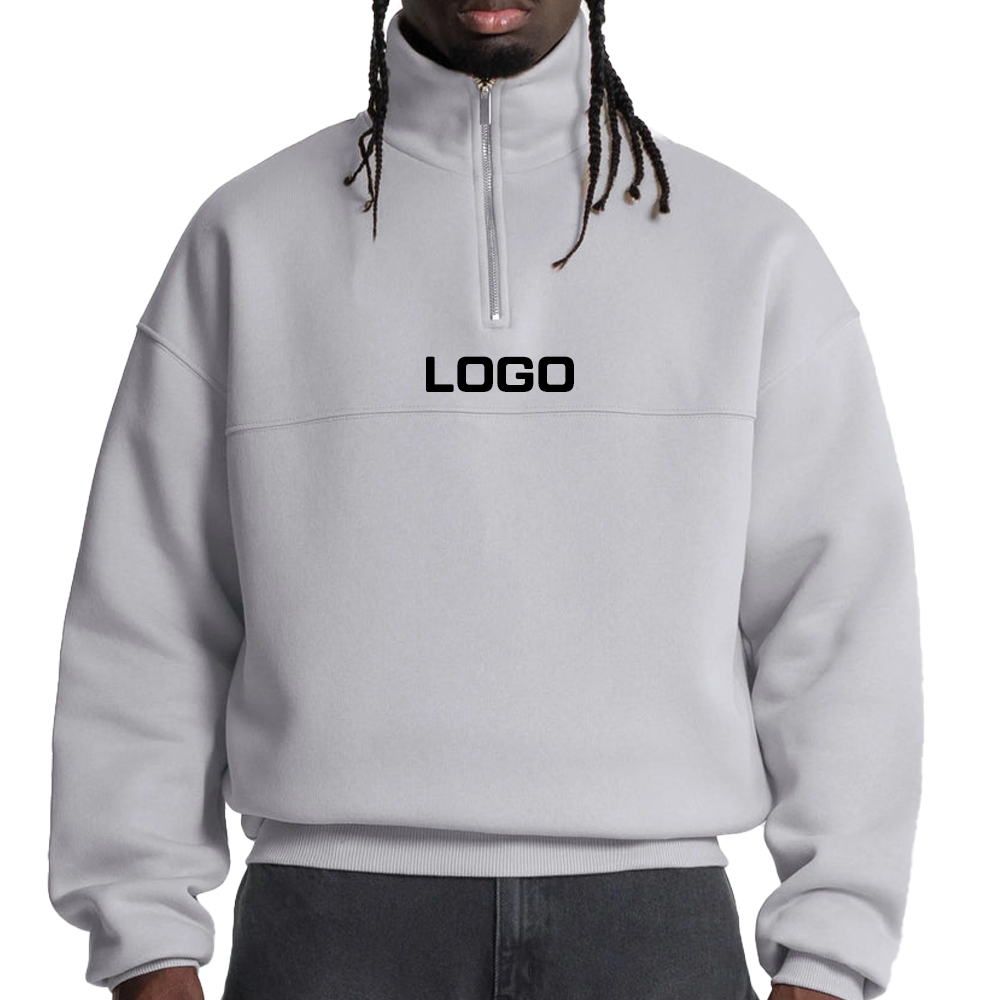 Men's Sweatshirt Half Zip Fleece Pullover Thermal Quarter Zip Shirts Sweat Shirt Quarter Zip Pullover Sweaters