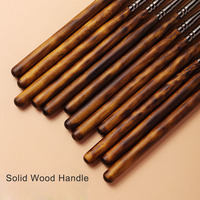 Pinceau à ongles français extra long en bois de santal naturel massif pour gel 3D, liner, motif floral et dégradé