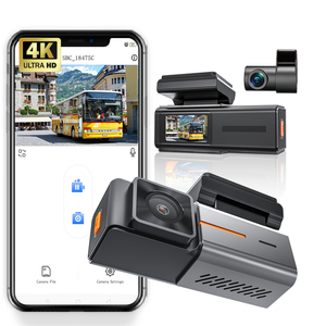 Caméra embarquée avant et arrière 4k Voiture <span class=keywords><strong>2</strong></span> canaux Caméras embarquées 170 degrés Caméra WiFi sans fil DVR 4k Caméra embarquée Caméras de voiture - Product Image 1