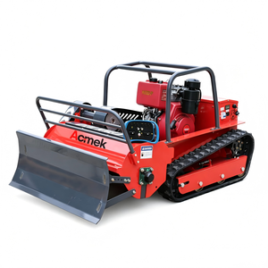 Hot Sales CE EPA Grass RC Flail Lawn Mower Robot <b>Gasoline</b> With Snow Plow 800mm 1000mm 1200mm ACK-800s High Traction System Ensur - Product Image 1