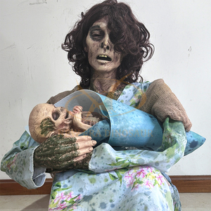 Décoration animatronique électrique de <span class=keywords><strong>zombie</strong></span> fantôme d'horreur pour centres commerciaux, espaces publics, aéroports, garderies, écoles - Product Image 6