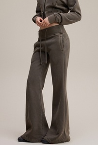 <span class=keywords><strong>Pantaloni</strong></span> Invernali LuxeRoll a Gamba Larga, Slim <span class=keywords><strong>Fit</strong></span>, Casual per <span class=keywords><strong>Donna</strong></span>, 400G Cotone Lavato, Vita Elastica - Product Image 4