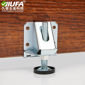 Pata Ajustable para Muebles Jiufa, Acero Laminado en Frío, Diseño Industrial, Soporte para Armario y Guardarropa, Fácil Instalación - Product Image 1