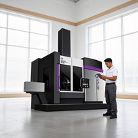 Mandrin de haute précision pour le traitement de pièces automobiles, machine de découpe de métal efficace, tour vertical CNC