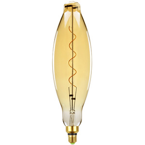 Phong cách cổ dẫn ánh sáng Retro 3.5K bóng đèn lớn với dây tóc mềm xoắn ốc đơn AC điện cho nhà ở và đèn chùm - Product Image 5