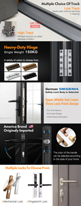 Casa rovenilan australiana ingresso in acciaio inox porte di sicurezza ingresso in alluminio <span class=keywords><strong>porta</strong></span> Villa in alluminio battuto - Product Image 5