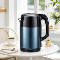 Bouilloire Électrique Portable en Acier Inoxydable 1500W Grande Capacité pour la Maison et le Bureau – Idéale pour Préparer du Thé – Offre Spéciale