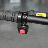 Interrupteur de commande 3 vitesses pour vélo électrique modèle 162, réglage de la vitesse haute/moyenne/basse, monté sur le guidon