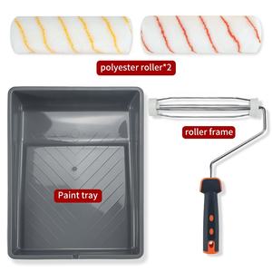 Juego de 4 Herramientas Manuales <span class=keywords><strong>para</strong></span> Construcción, Rodillo de Pintura de 9 Pulgadas <span class=keywords><strong>para</strong></span> Pared, Varillas Telescópicas <span class=keywords><strong>Extensibles</strong></span> - Product Image 2