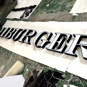 Factory Outlet Custom <strong>Outdoor</strong> Store Company Brand Logo Sign Board 3d Acrylic Metal Led Channel Letter Signs for Business - Product Image 5