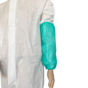 Sarung lengan plastik sekali pakai dari polietilena untuk industri makanan, tahan air, dengan ujung elastis - Product Image 3