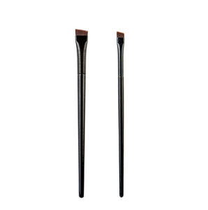 Pinceaux à yeux en poils de chèvre ultra fins de haute qualité, mélange de poils, remise, pinceau à eyeliner plat angulaire, étiquette privée personnalisée, outil de maquillage - Product Image 1