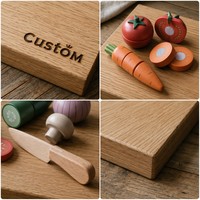 Jouet en bois personnalisé pour couper les légumes, jeu de cuisine d'imitation, jeu de découpe d'aliments, jouet éducatif Montessori pour développer les compétences de vie