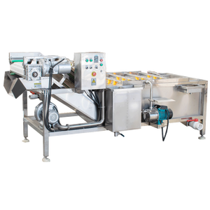 Machine à laver et à peler multifonctionnelle pour usage commercial, avec bande transporteuse, laveuse de fruits à bas prix - Product Image 1