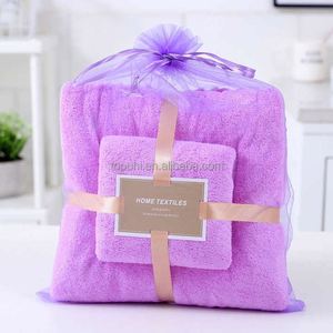 Juego de Toallas de Baño de Microfibra Súper Suaves y Absorbentes, con Logotipo Personalizado, Técnica Jacquard de Poliéster, para Niños - Product Image 3