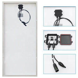 Sunfield 24% эффективность 100 Вт 12 В HDT монокристаллические N-типа Перк кремниевые элементы Фотоэлектрические стеклянные солнечные панели - Product Image 4