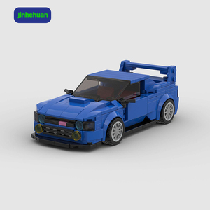 Cheap Wholesale <strong>Building</strong> Blocks Production Blue Sport Car Moc Brick for Adults Car <strong>Building</strong> Block Sets - Product Image 1