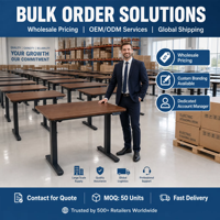 Bureau Ergonomique de Haute Qualité 120*60CM 140*60CM avec Contrôleur de Mémoire, Bureau Debout Électrique Réglable en Hauteur de Qualité Supérieure