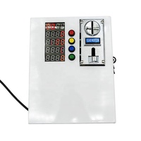 Caja de control de temporizador programable multifunción para silla de masaje, lavadora y otros dispositivos, operada con monedas, blanca