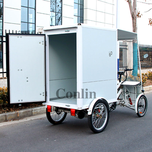 Tout nouveau vélo électrique 4 roues pour adultes vélo cargo commercial vélo cargo à quatre roues à vendre - Product Image 3