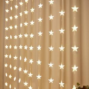 Star Curtain <strong>String</strong> <strong>Lights</strong> Led fairy <strong>Lights</strong> Small <strong>Ball</strong> Snowflake <strong>Light</strong> <strong>String</strong> for Christmas Decor - Product Image 2