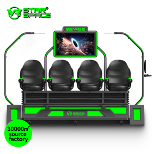 Kinh Doanh nóng quy mô lớn VR 4 chỗ thiết bị điện ảnh tương tác nhậ<span class=keywords><strong>p</strong></span> vai Mr Trò chơi giao diện điều khiển thực tế ảo kinh nghiệm - Product Image 3