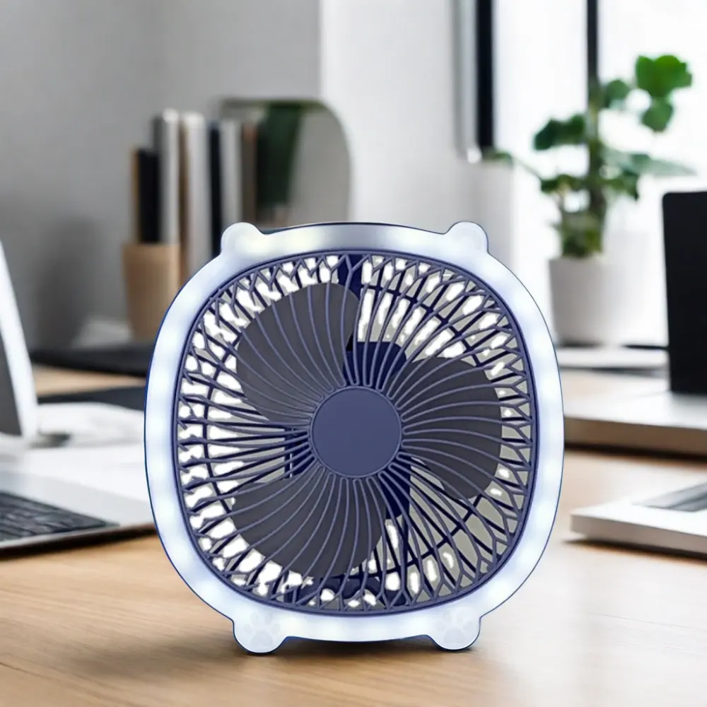 6 Inch Có Thể Sạc Lại Quạt Trần Sạc Fan Có Thể Sạc Lại Điện USB Bảng Bàn Fan Hâm Mộ