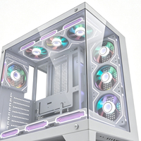 预算有限的廉价电脑 迷你电脑 MTX 台式电脑塔式机 4 个 PCI 插槽 1 个 SSD 1 个 HDD 支持 TFX 1U 电源 电脑主机机箱