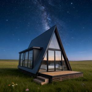 Tùy Chỉnh Hiện Đại Một Khung Cabin/Nhà Cho Airbnb/Cắm Trại Cho Phòng Ngủ Phòng Khách Sạn Ngoài Trời Cho Văn Phòng - Product Image 3