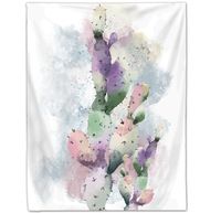 Nordic Style INS Green Leaf Print Tapestry Aesthetic Wall Hanging Background Cloth Decorative Wall Cloth for Living Room Bedroom