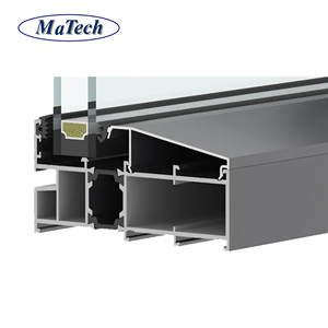 Profil de sections en aluminium personnalisé spécialisé en usine pour porte coulissante pliante - Product Image 5