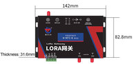 Gateway LoRa para Exteriores RS-LGH, Puede Agregar 32 Coleccionadores, Gateway de Comunicación de Datos Inalámbricos IoT de Largo Alcance