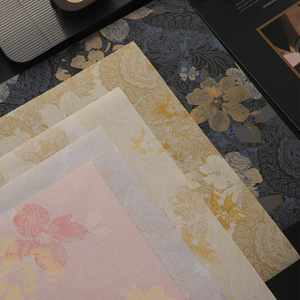 Mothers Day 3D Embossed <b>Gold</b>-Foil Coated Art <b>Paper</b> <b>Wrapping</b> Waterproof Floral Bouquet Gift <b>Wrapping</b> JIEMI Brand - Product Image 4