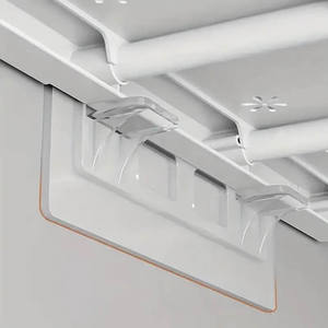 Support d'étagère de cuisine robuste avec couche adhésive sans couture, fixation sans perçage, support fixe pour planche, <span class=keywords><strong>crochet</strong></span> unique, outils fonctionnels - Product Image 5