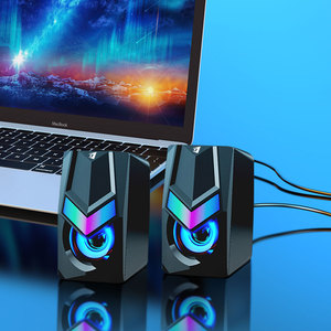 Altavoz Subwoofer Inalámbrico para Computadora Portátil, Altavoz para Juegos con Sonido de Alta Calidad, USB, RGB, para <span class=keywords><strong>PC</strong></span> - Product Image 5