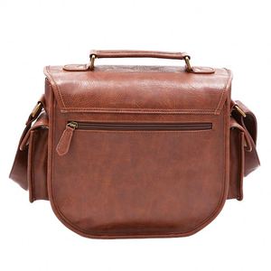 BSCI Factory Custom fashion women ladies professional <b>crossbody</b> brown vegan pu leather small dslr lens video <b>camera</b> <b>bag</b> for - Product Image 2