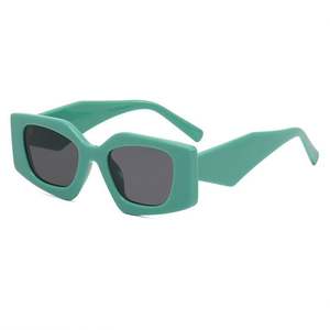 Gafas de Sol Cuadradas con Marco Grande, Diseño Retro, Personalizadas con Logotipo, para Hombre y Mujer, Protección UV400, Gafas de Sol Poligonales con Estampado de Leopardo para Mujer - Product Image 3